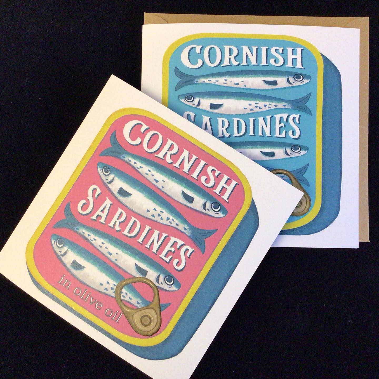 (image for) Cornish Sardine tin double sided